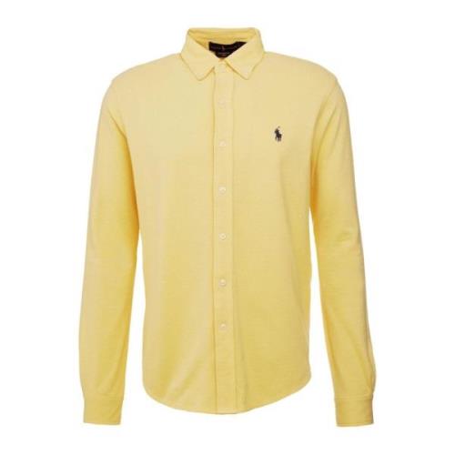 Ralph Lauren Bomullsskjorta - Klassisk Modell Yellow, Herr