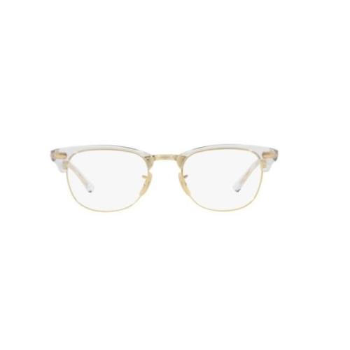 Ray-Ban Transparent Plastbåge Glasögon Beige, Dam