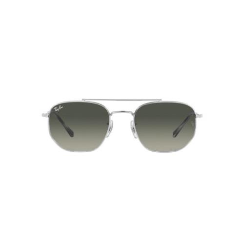 Ray-Ban RB 3707 Silver Metall Solglasögon för Män Gray, Herr