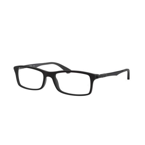 Ray-Ban Matt Svarta Solglasögon RX 7017 Black, Herr