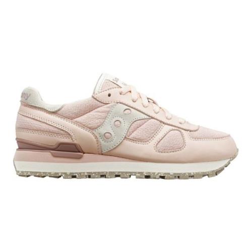 Saucony Original Shadow Sneakers i Ljusrosa Pink, Dam