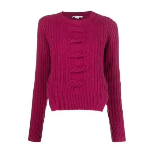 Stella McCartney Stiliga Fuchsia Sweaters för Kvinnor Pink, Dam