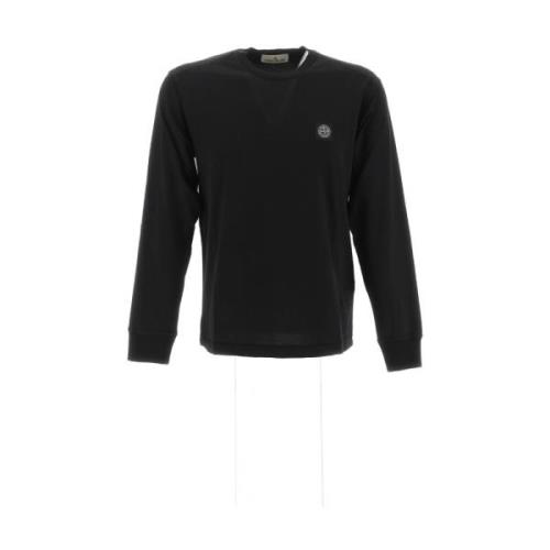 Stone Island Sweatshirts Black, Herr