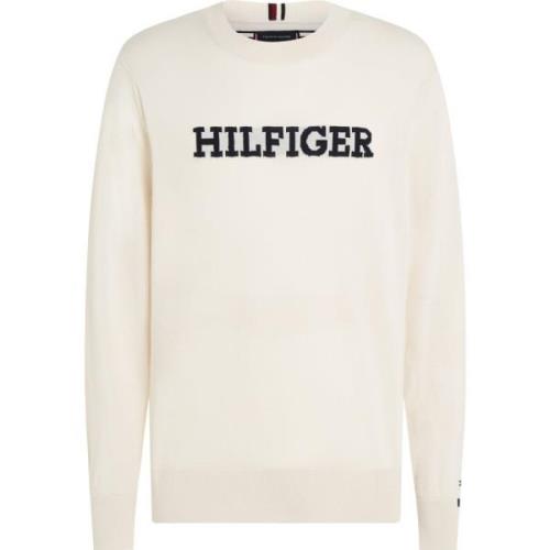 Tommy Hilfiger Herrkläder Sweatshirts Kräm Aw23 Beige, Herr