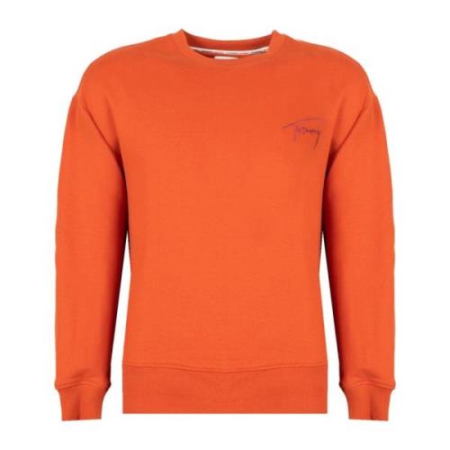 Tommy Hilfiger Tommy Jeans Sweatshirt Orange, Dam