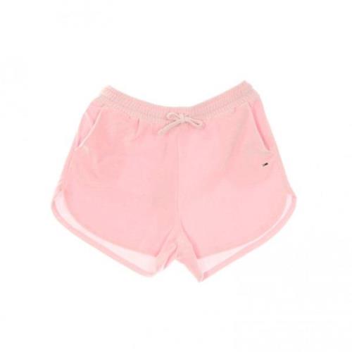 Tommy Hilfiger Pastel Velour Shorts Pink, Dam