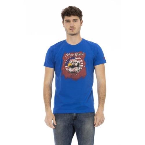 Trussardi T-Shirts Blue, Herr