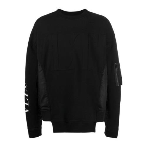 Valentino Sweatshirt Black, Herr