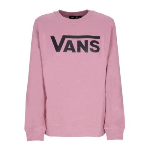 Vans Klassisk V Crewneck Sweatshirt Pink, Dam