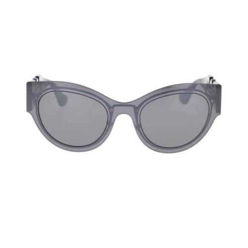 Versace Cat-Eye Solglasögon med Medusa Logo Gray, Unisex