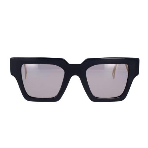 Versace Polariserade fyrkantiga solglasögon med mörkgrå lins Black, Un...