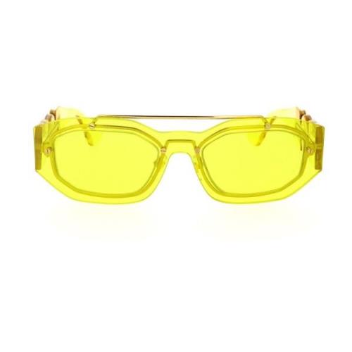 Versace Nya Biggie Solglasögon Ve2235 Yellow, Unisex