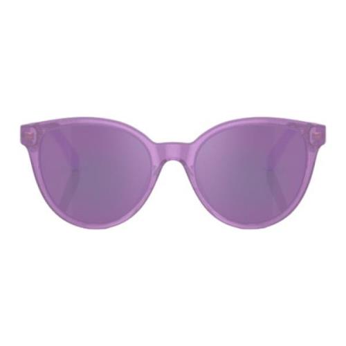 Versace Stilfull Transparent Lila Solglasögon Purple, Dam