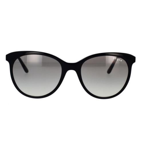 Vogue Solglasögon med Phantos-form och Gråtonade Linser Black, Dam