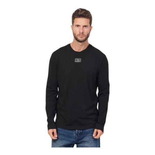 Armani Exchange Sweatshirts Black, Herr