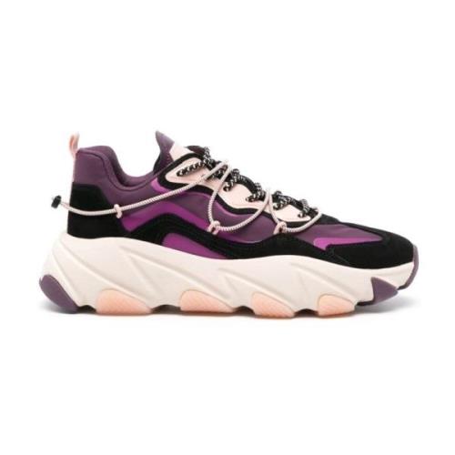 ASH ASH Nubuck #Blk Sneakers för kvinnor Purple, Dam