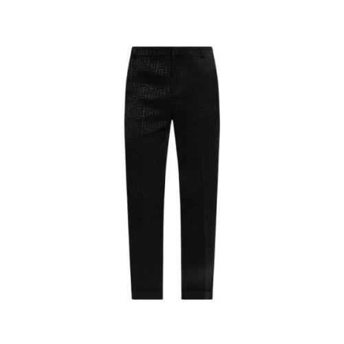 Balmain Byxor med monogram Black, Herr