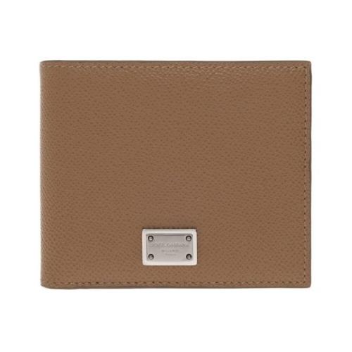 Dolce & Gabbana Bifold plånbok med logotyp Brown, Herr