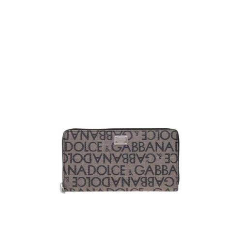 Dolce & Gabbana Plånbok med logotyp Beige, Dam