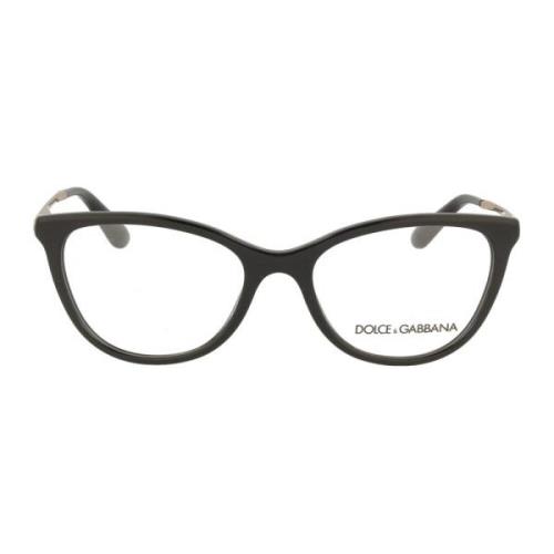 Dolce & Gabbana Lyxiga Touch Glasögon - Vicest Modell 501 Black, Dam