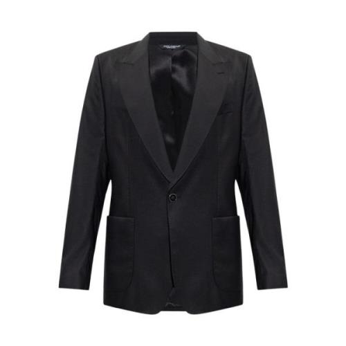 Dolce & Gabbana Ylleblazer Black, Herr