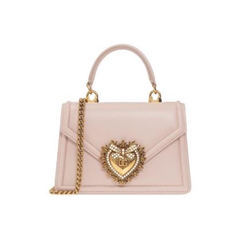 Dolce & Gabbana ‘Devotion Small’ axelväska Pink, Dam