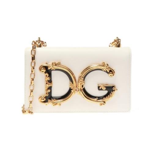 Dolce & Gabbana ‘DG Girls’ axelväska Beige, Dam