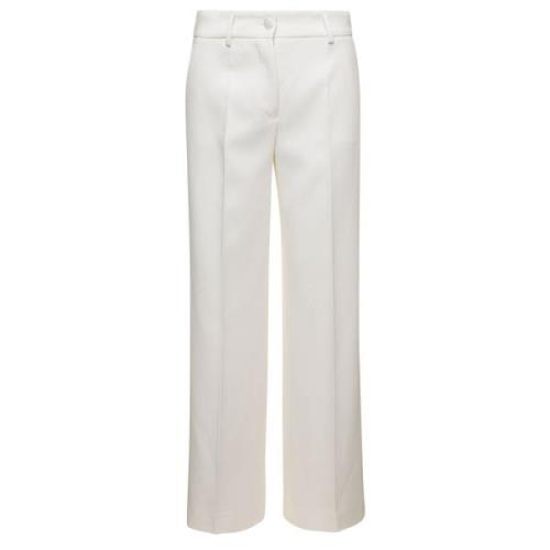 Dolce & Gabbana Vita Byxor med Pants Look 46 White, Dam