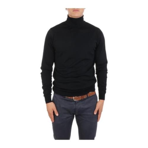 John Smedley Turtlenecks Black, Herr