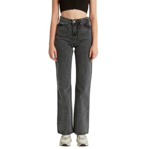 Catwalk Basic Jeans High Waist - D83578 Black, Dam