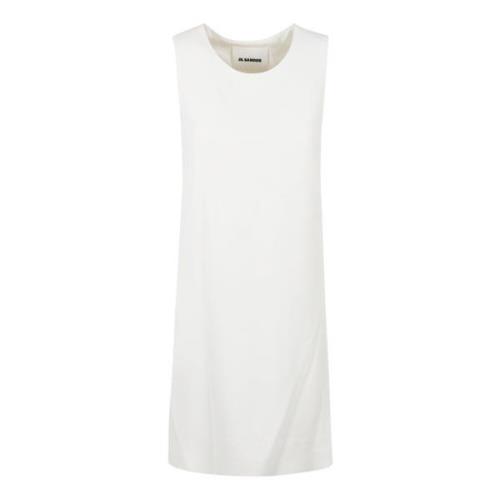 Jil Sander Elegant Klänningskollektion White, Dam