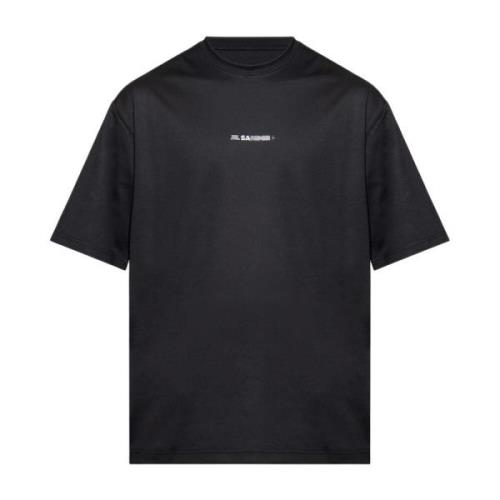 Jil Sander T-shirt med logotyp Black, Herr
