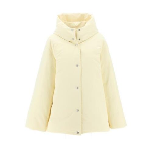 Jil Sander Stilfull Vinter Dunjacka för Kvinnor Beige, Dam