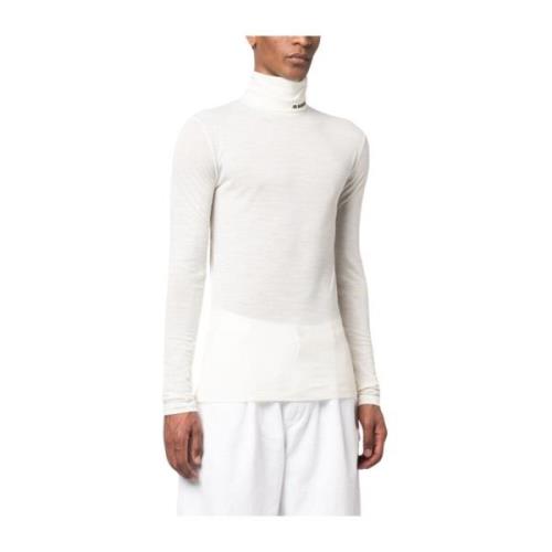 Jil Sander T-Shirt Kollektion för Män White, Herr