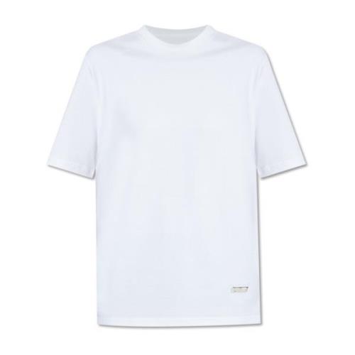 Jil Sander Bomull T-shirt White, Dam