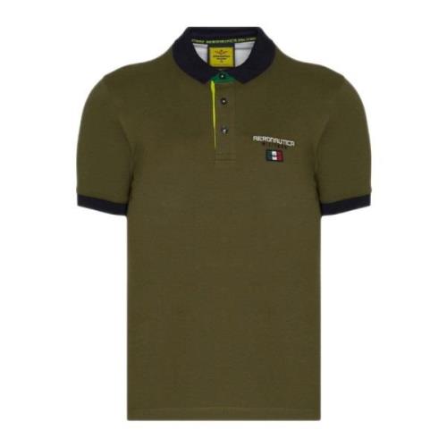 Aeronautica Militare Polo Shirts Green, Herr