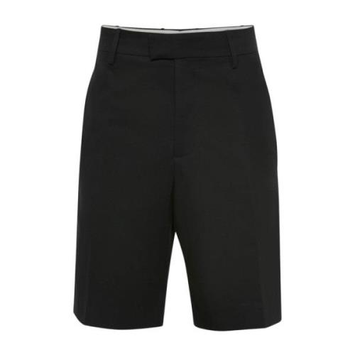 Alexander McQueen Svarta Bermuda Shorts för Män Black, Herr
