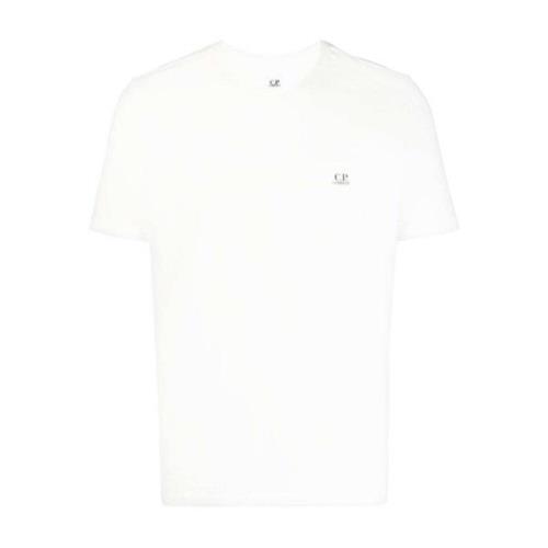 C.p. Company Logo-Print T-shirt White, Herr