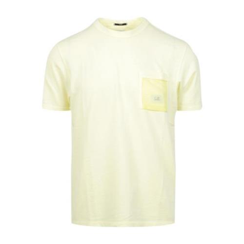 C.p. Company Gul Quiltad T-Shirt Yellow, Herr
