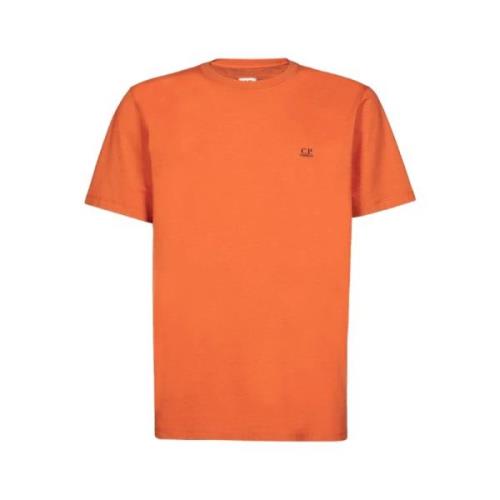 C.p. Company Tryckt T-shirtkollektion för Män Orange, Herr