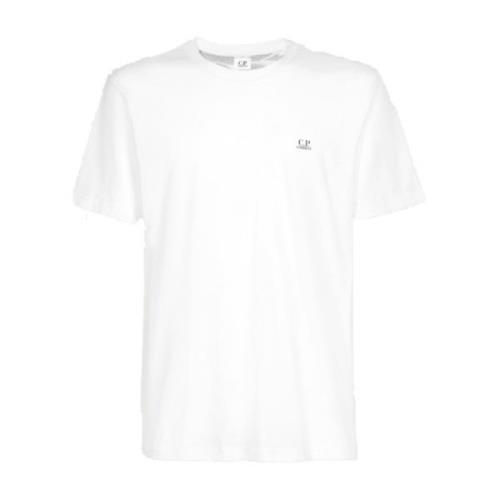 C.p. Company Gauze White Jersey Goggle T-shirt White, Herr