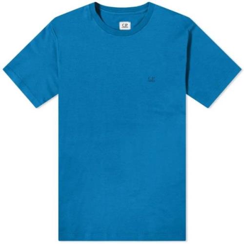 C.p. Company Lyons Blue Small Logo T-Shirt Blue, Herr