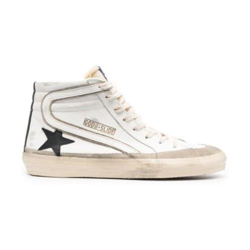 Golden Goose Slide High-Top Sneakers White, Herr