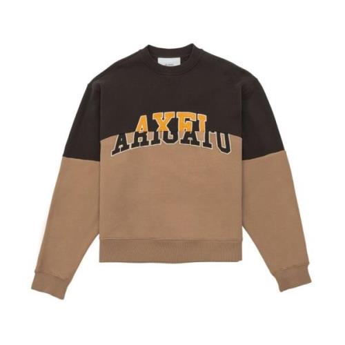 Axel Arigato Ekologisk Bomullssweatshirt Brown, Herr