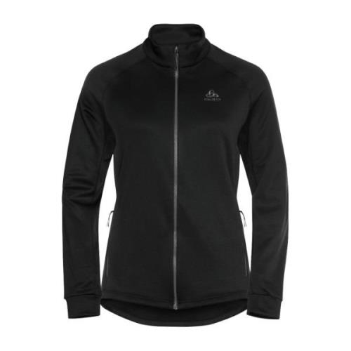 Odlo Zip-throughs Black, Dam