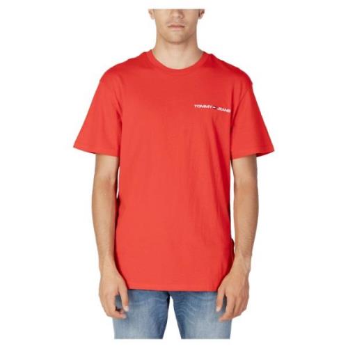 Tommy Jeans T-Shirts Red, Herr
