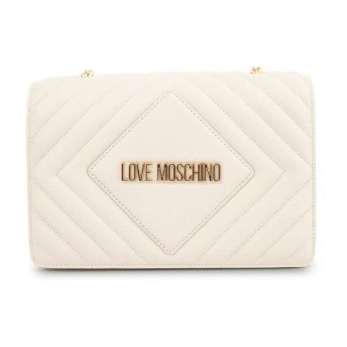Love Moschino Shoulder Bags White, Dam