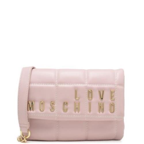 Love Moschino Cross Body Väskor, Stilfull Kollektion Pink, Dam