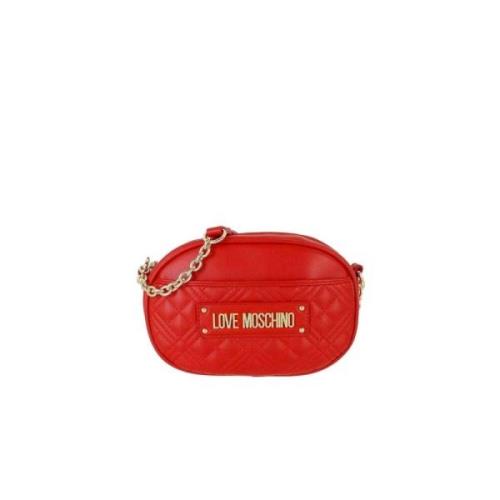 Love Moschino Shoulder Bags Red, Dam