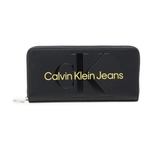 Calvin Klein Jeans ZIP Around K60K607634 Black, Dam